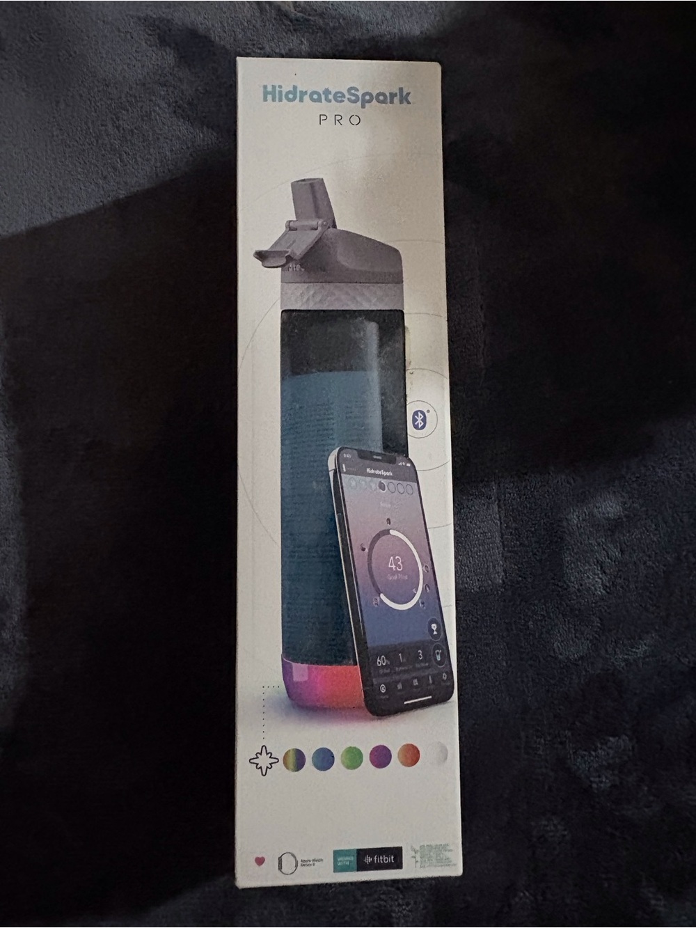 HidrateSpark PRO Smart Water Bottle (water tracker)- aqua